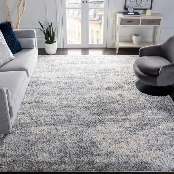 Wrought Studio Rabia Gray/Cream Area Rug, Size: Rectangle 4' x 6'